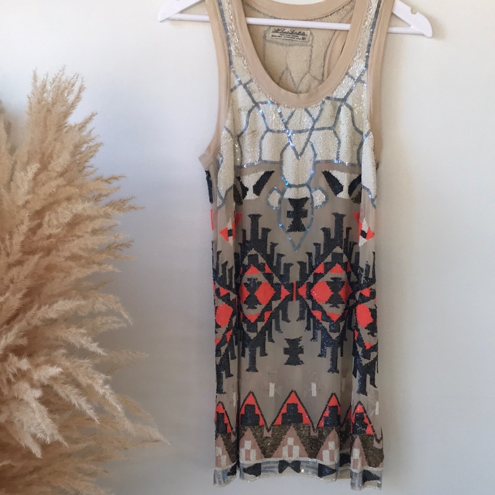 All Saints Sequin mini dress - uk10 / us6